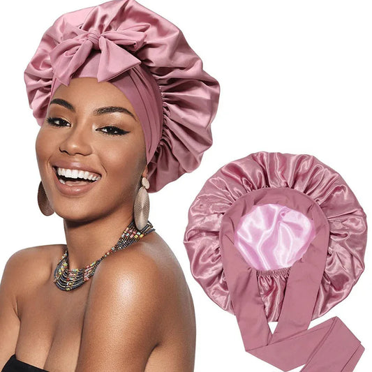 Bloomory Satin Sleep Cap: Hair Care Magic