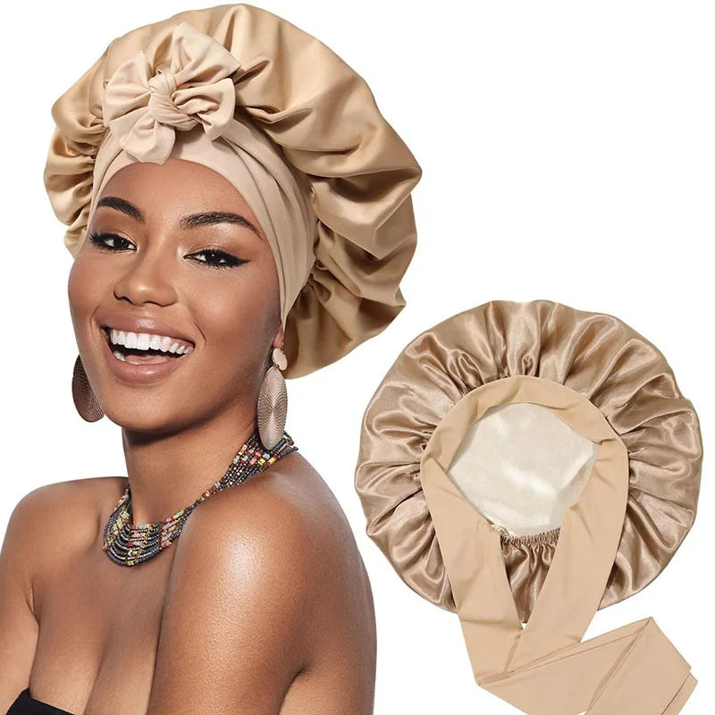 Bloomory Satin Sleep Cap: Hair Care Magic